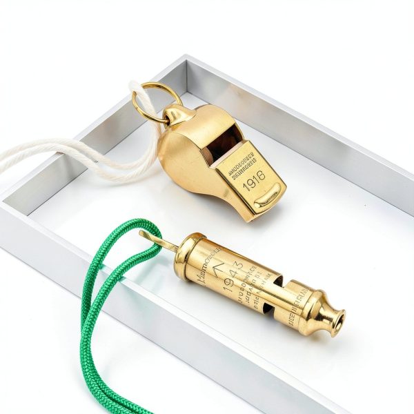 Kings County Tools Brass Whistle Loud Safety Emergency-6