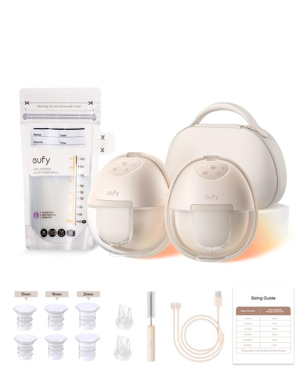 eufy Heated Wearable Breast Pump with HeatFlow Tech-0
