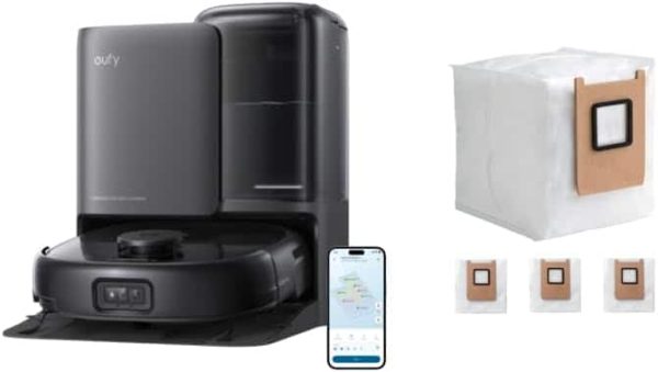 Eufy E25 Omni Robot Vacuum Mop Combo Self Empty Station-0