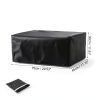 Printer Dust Cover Black Polyester Water Resistant Office-1