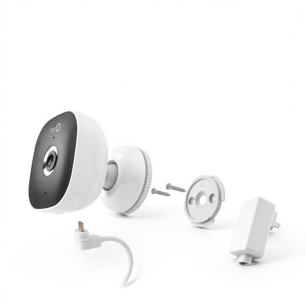 Chamberlain myQ Smart Outdoor Home Security Camera White-2
