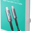 100W USB C Cable FLYWEAVE Braided Fast Charging Universal-1