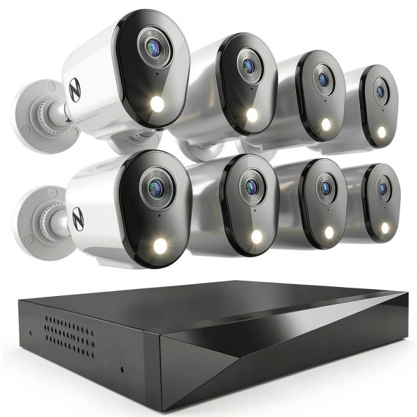 Night Owl 12 Channel 8 Camera 2K Security System White-0