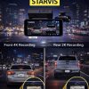 CardiVox A11 Dash Cam 4K Front 2K Rear SONY STARVIS Sensor-2