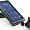Wasserstein Solar Panel Ring Camera Battery 2 Pack Black-9