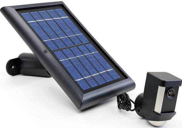 Wasserstein Solar Panel Ring Camera Battery 2 Pack Black-9