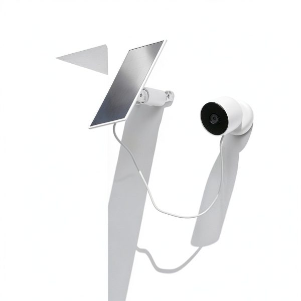 Wasserstein Solar Panel Google Nest Cam Outdoor Indoor-3