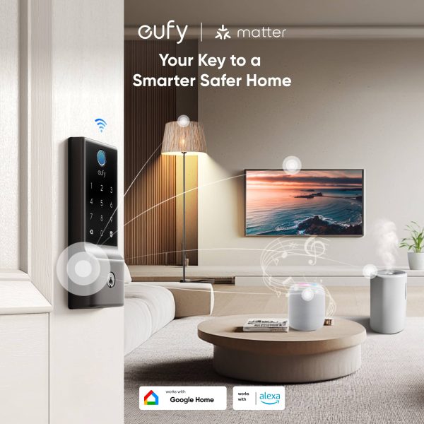 eufy Smart Lock E31 WiFi Deadbolt App Keypad Fingerprint-3