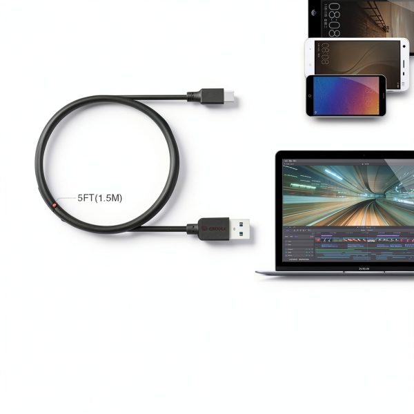 Esoulk USB C Cable Fast Charging Durable Universal-3