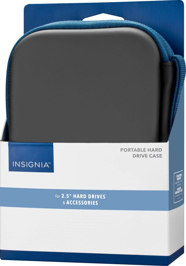 Insignia Hard Drive Carrying Case PU Material Card Slots-5