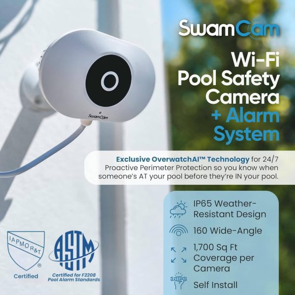 SwamCam Secondary Wi Fi Pool Alarm Camera Add On-2
