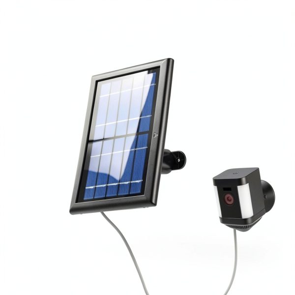 Wasserstein Solar Panel Ring Camera Battery 2 Pack Black-1