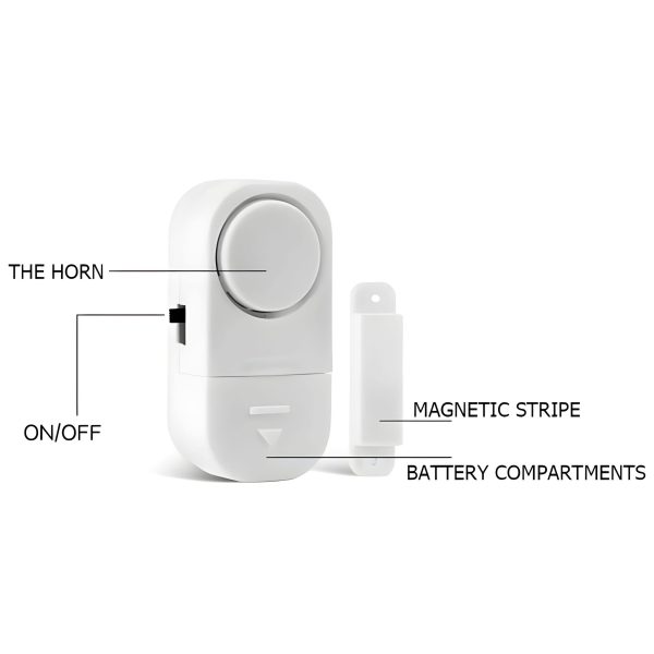 Pavo Magnetic Door Window Alarm 95dB Security Home Safety-2
