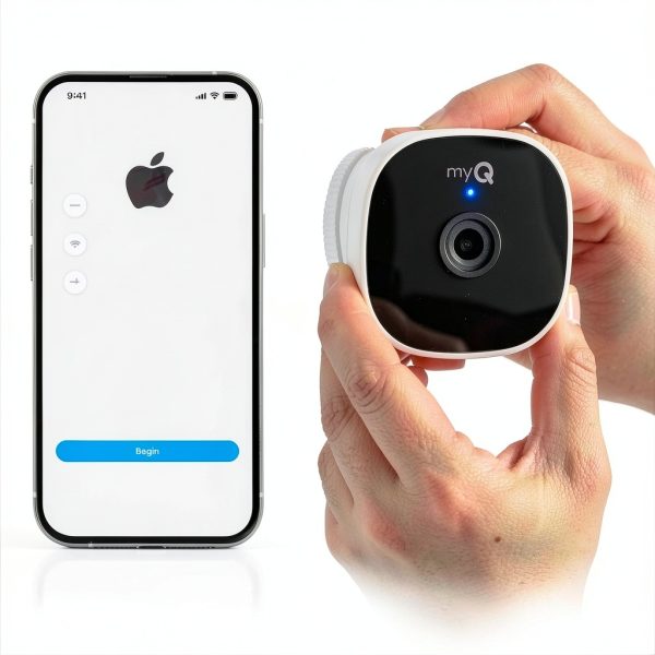 Chamberlain myQ Smart Outdoor Home Security Camera White-6