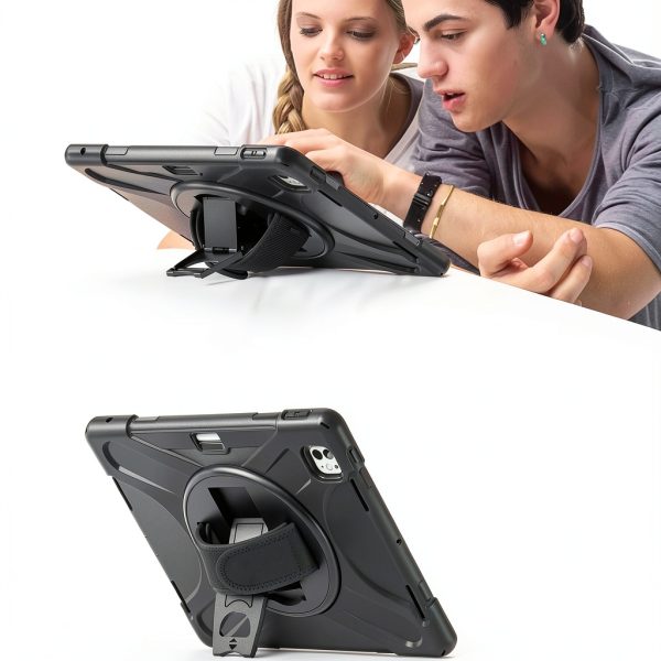 Dteck iPad Pro 13 Case Heavy Duty Protection Stand Handle-4
