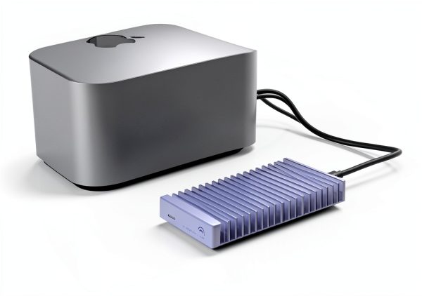 OWC Aluminum SSD Enclosure Fast NVMe Thunderbolt USB4-5