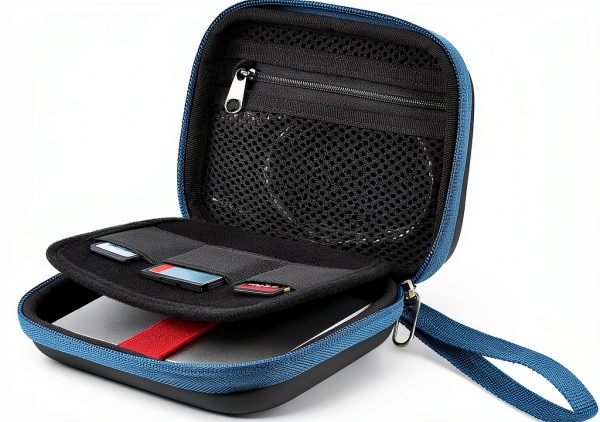 Insignia Hard Drive Carrying Case PU Material Card Slots-1