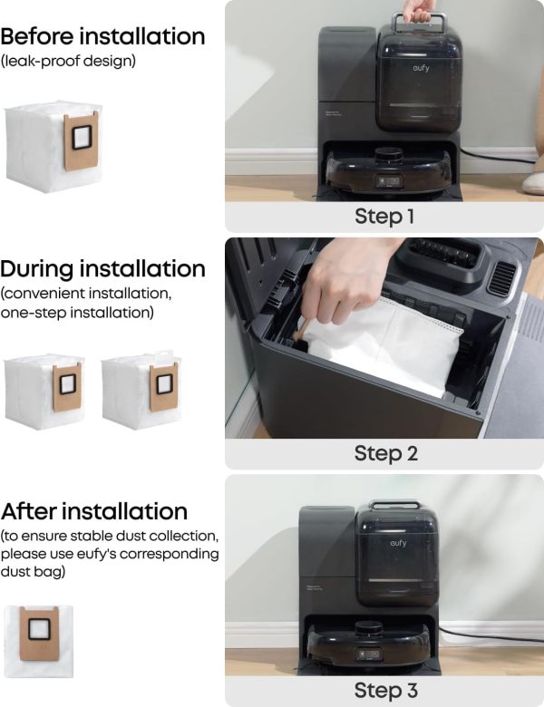 Eufy E25 Omni Robot Vacuum Mop Combo Self Empty Station-5