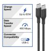 Best Buy USB-C Cable Braided Charge Sync 4ft 6ft 10ft-9