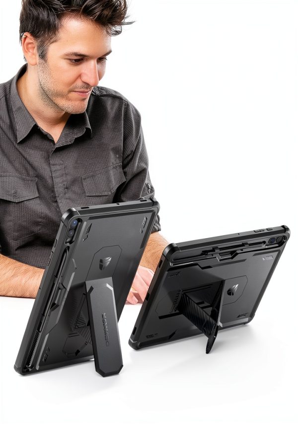 Dexnor Galaxy Tab S10 Plus S9 Plus Case Shockproof Kickstand-5