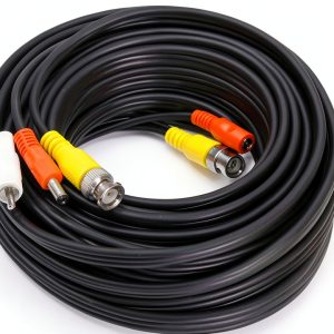 Pavo All in One CCTV Cable Video Audio Power Black White-0