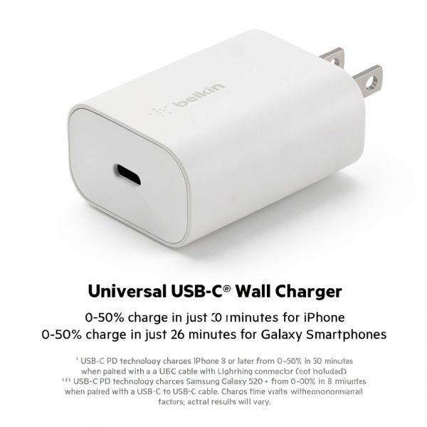 25W USB-C PD 3.0 PPS Wall Charger Compact Travel Ready-1