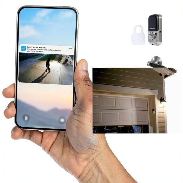 Chamberlain myQ Smart Outdoor Home Security Camera White-9