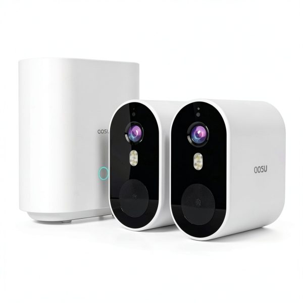 AOSU WirelessCam Pro 2 Cam Kit 2K Security System-0