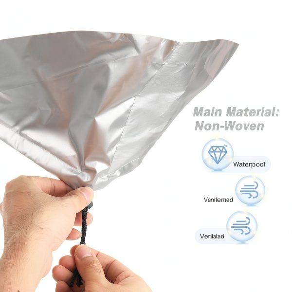 Printer Dust Cover Silver Polyester Protection Office Home-2