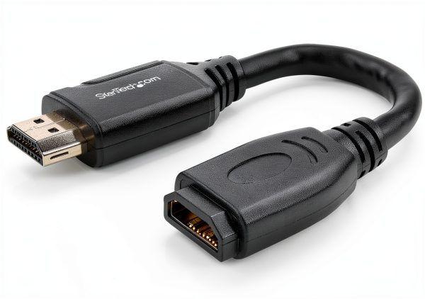 StarTech HDMI Port Saver Cable 6in 4K 60Hz Extender-0