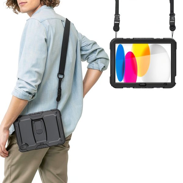 SaharaCase Raider iPad Case Kickstand Screen Protector-6