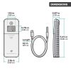 La Crosse Temperature Monitor with Probe and Alerts-6