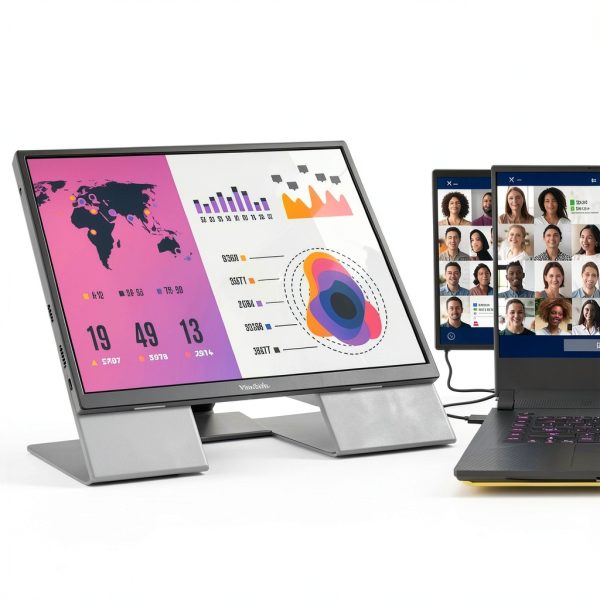 ViewSonic VG1656N 16 Inch Wireless Portable Monitor IPS-4