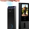 eufy FamiLock S3 Max WiFi Deadbolt Palm Scanner 2K Doorbell-0