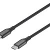 Insignia USB-C to Mini-B Cable 6ft Braided Nylon Charging-0