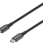 Insignia USB-C to Mini-B Cable 6ft Braided Nylon Charging-0