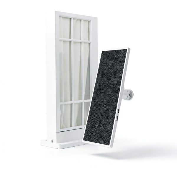 Wasserstein Solar Panel Google Nest Cam Battery White-4