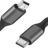 Insignia USB-C to Mini-B Cable 6ft Braided Nylon Charging-2
