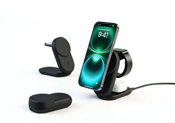 Belkin Qi2 Magnetic Charger Fast Foldable 3-in-1 Stand-1