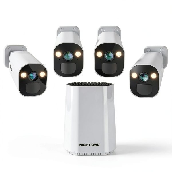 Night Owl 8 Channel 4 Camera Wire Free 2K Security System-0