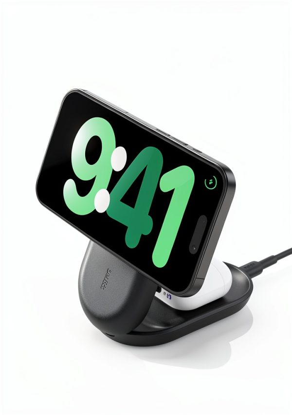 Belkin Qi2 Magnetic Charger Fast Foldable 3-in-1 Stand-2