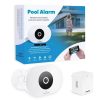 SwamCam Pool Alarm Wi Fi Camera ASTM Certified Safety-0