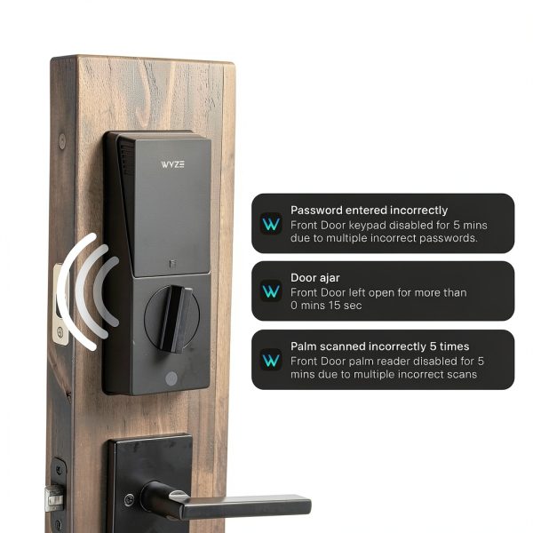 Wyze Palm Lock Smart Door Lock Palm Vein Keypad Auto Lock-12