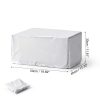 Printer Dust Cover Silver Polyester Protection Office Home-1