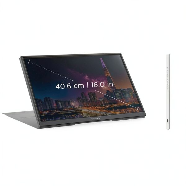 ViewSonic VG1656N 16 Inch Wireless Portable Monitor IPS-5