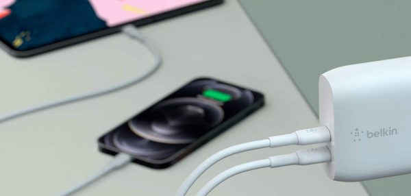 Pavo Dual USB-C PD Wall Charger 40W Fast Charge iPhone iPad-6
