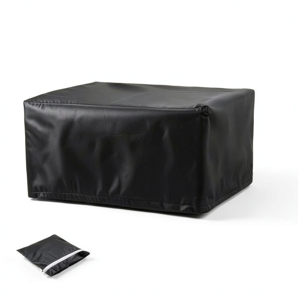 Printer Dust Cover Black Polyester Water Resistant Office-1
