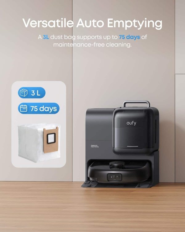 Eufy E25 Omni Robot Vacuum Mop Combo Self Empty Station-4