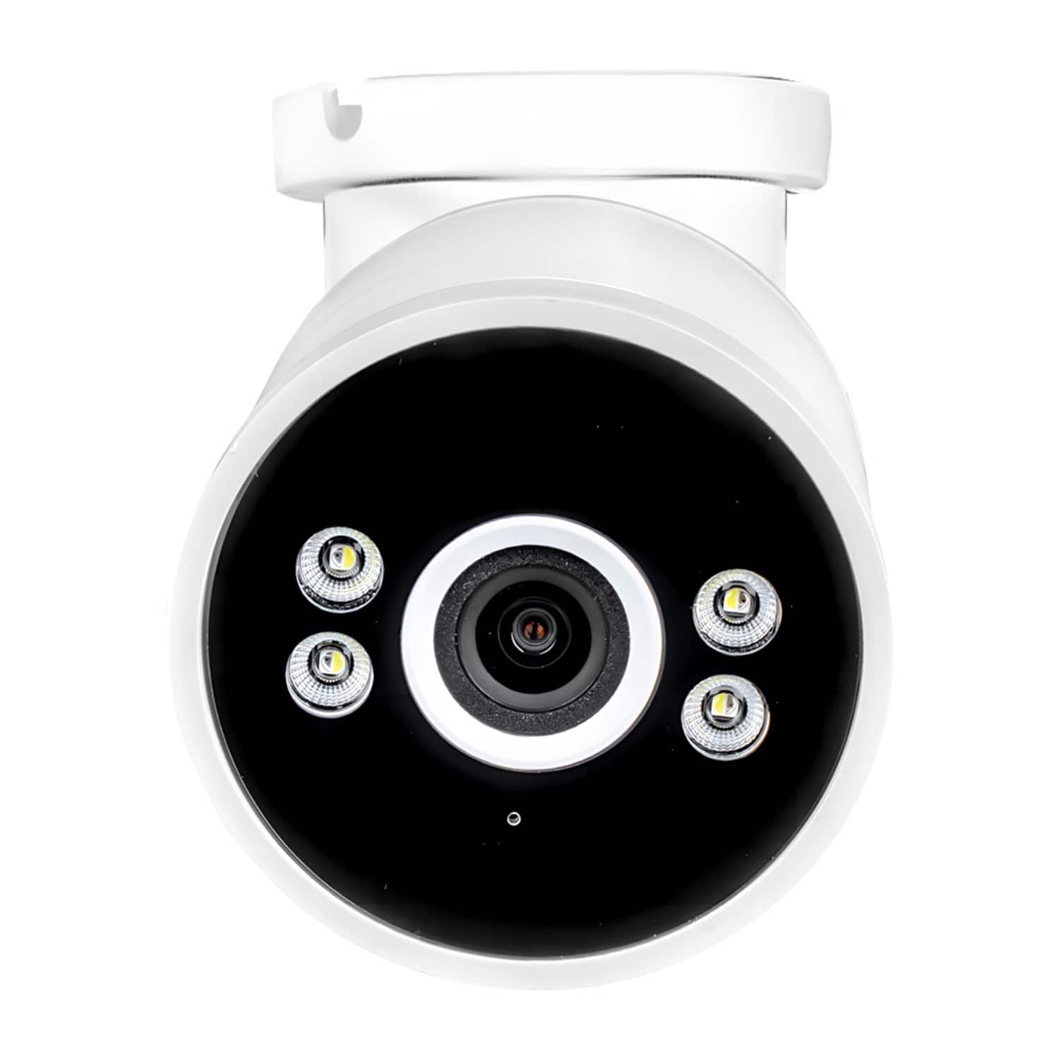 Swann 4K PoE Security Camera installed on an exterior wall