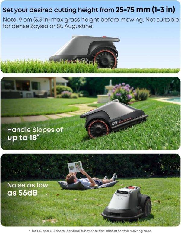 Eufy E18 Robot Lawn Mower Auto Mapping Vision Navigation-1